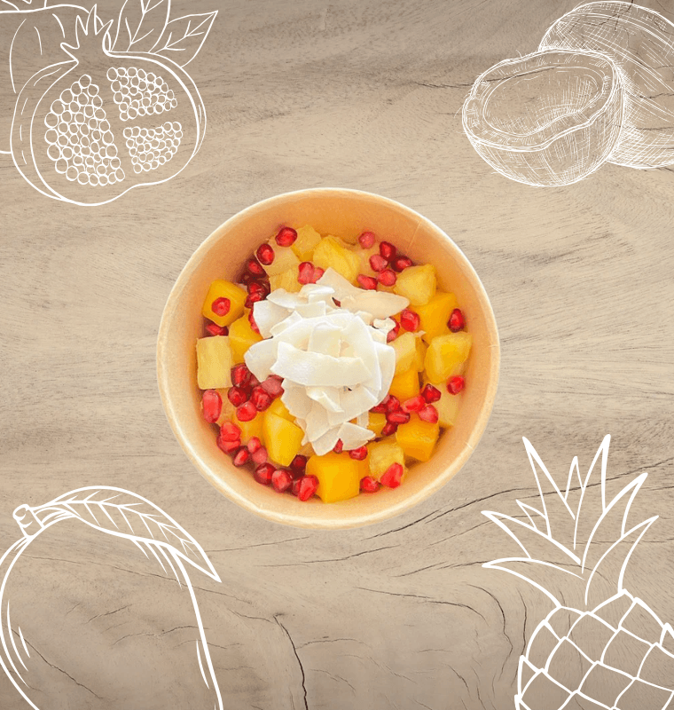 Exotischer Obstsalat